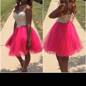 Diamond embezzled punk tulle dress